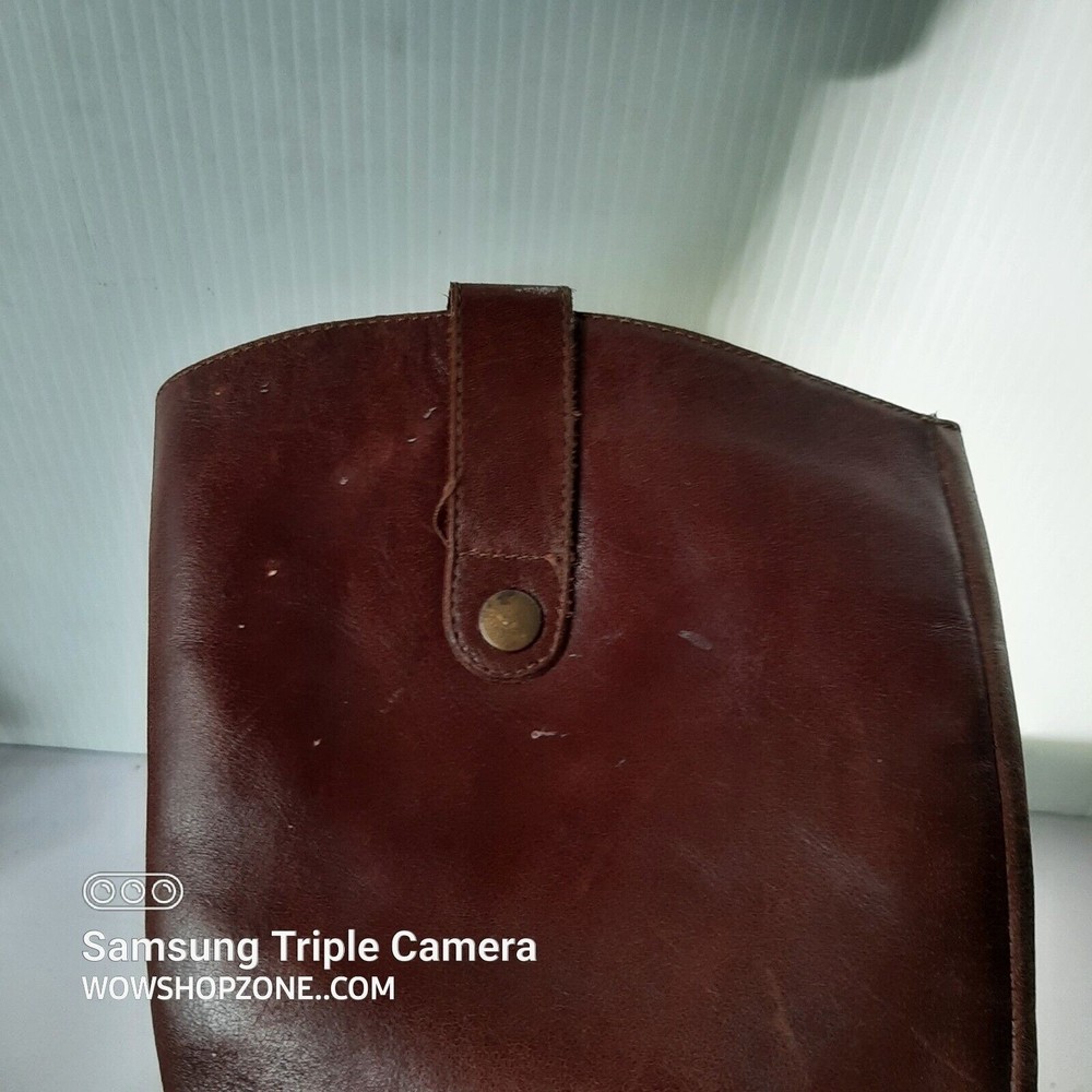 Lavorazione Artigiana Brown Leather Western Riding Boots Womens Size EU38 US 7.5 - Picture 7 of 7